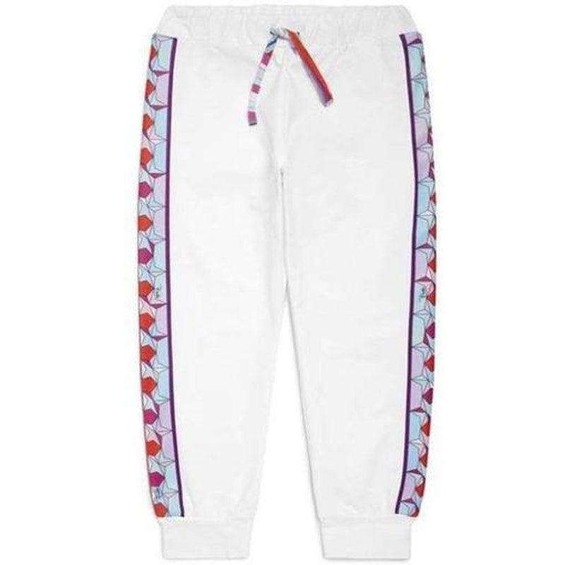 Emilio Pucci Girls White Tracksuit Bottoms