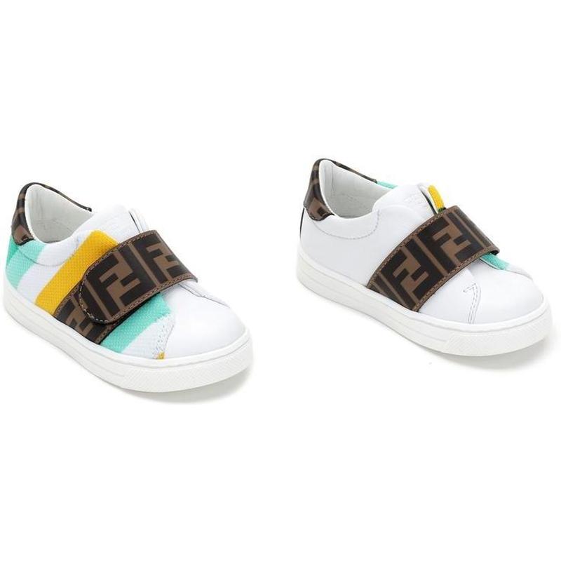 Fendi Baby Retro FF Logo Trainers