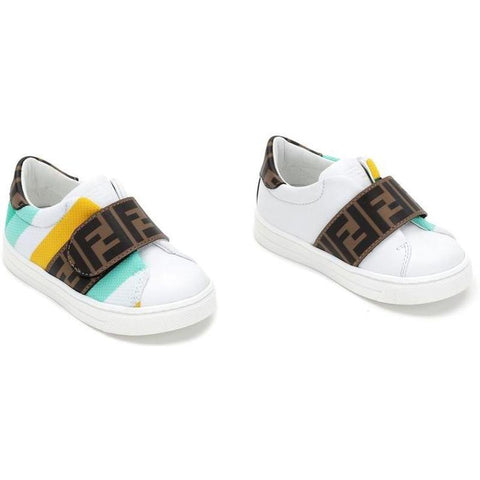 Fendi kids trainers hotsell