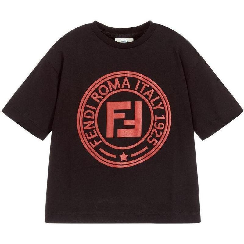 Fendi Boys Black T-Shirt