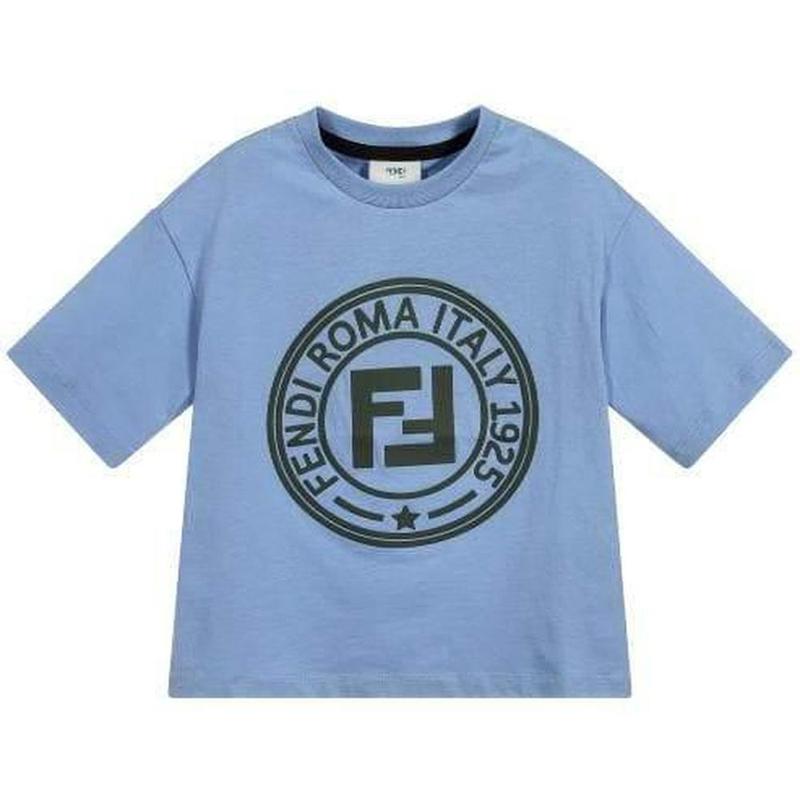 Fendi Boys Blue T-shirt