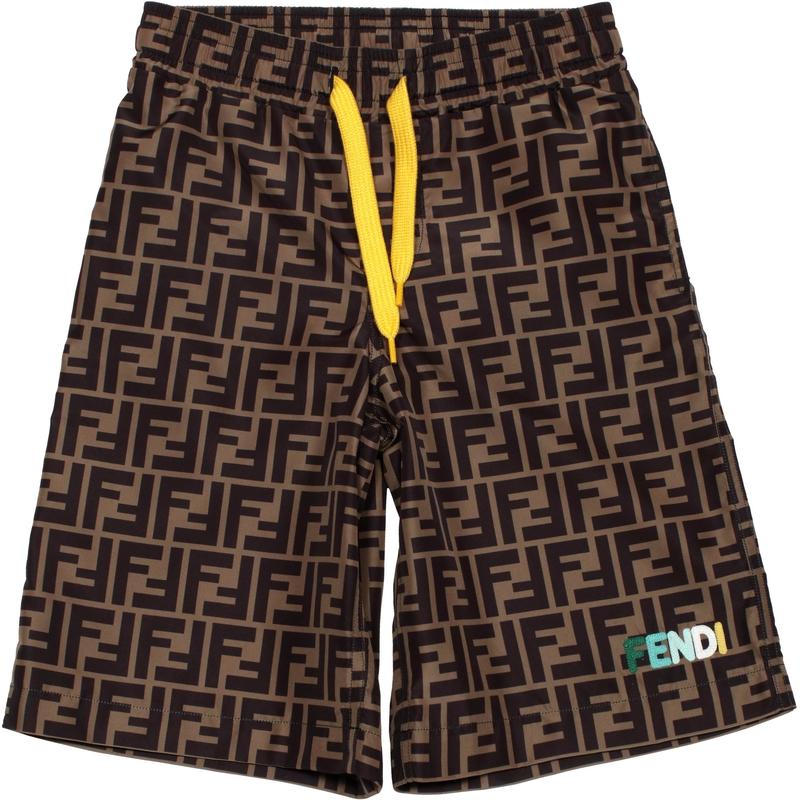 Fendi Boys FF Print Shorts