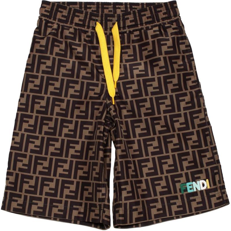 Fendi Boys FF Print Shorts