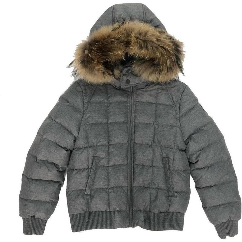 Fendi Boys Grey Down Coat