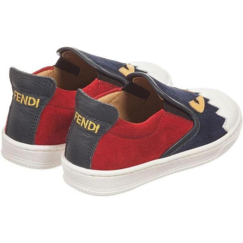 Fendi Boys Monster Slip-on Shoe