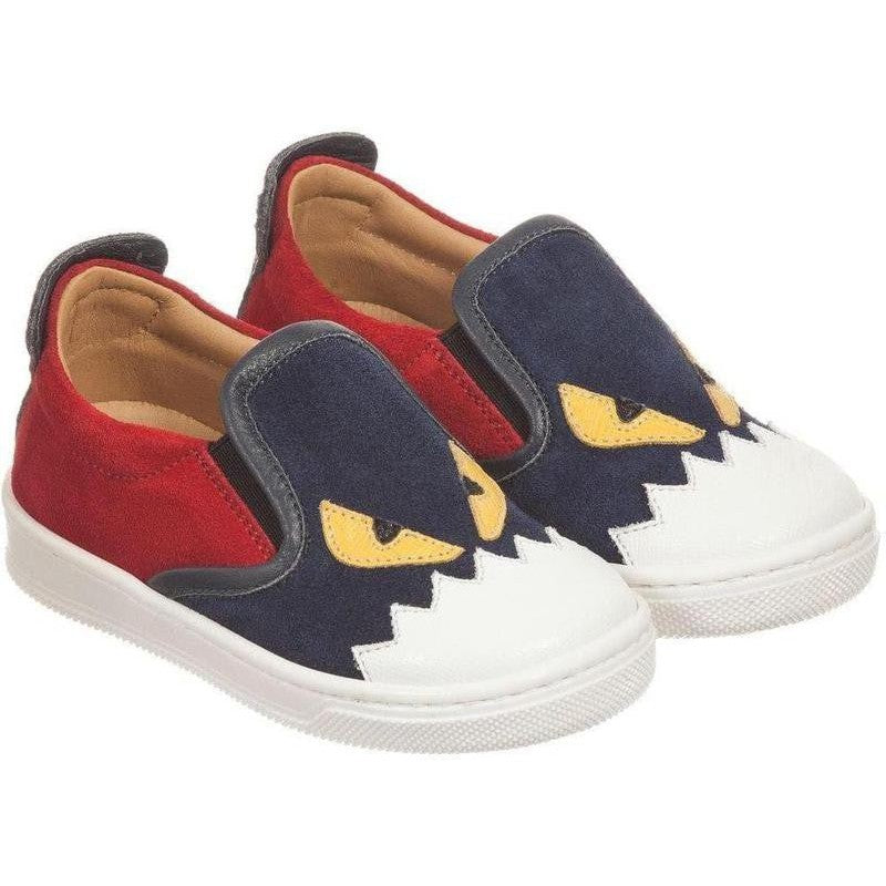 Fendi Boys Monster Slip-on Shoe