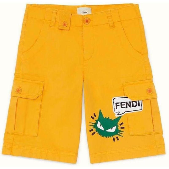 Boys Orange Comic Short