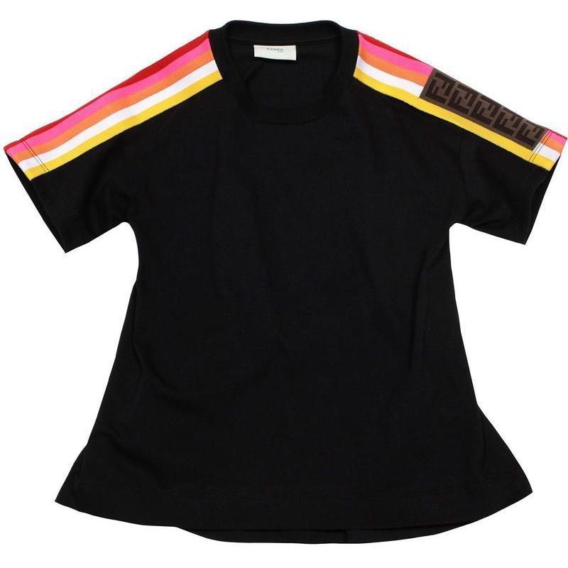 Fendi Girls Black FF Tunic