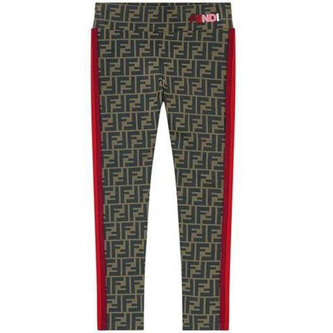 Fendi Girls FF Logo Lycra Legging