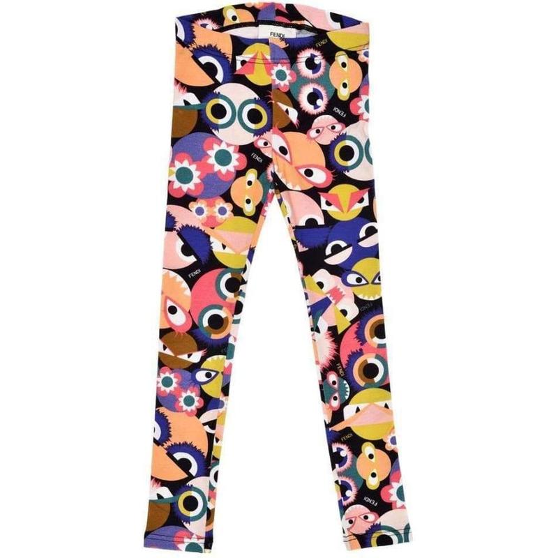 Fendi Girls Multicoloured Leggings