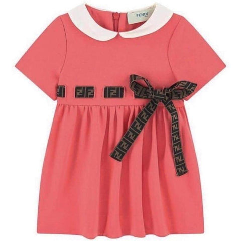 Fendi Girls Pink Dress