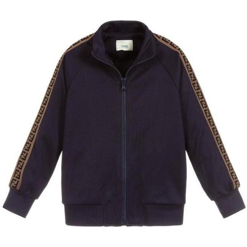 Fendi Navy Zip-up Sweatshirt