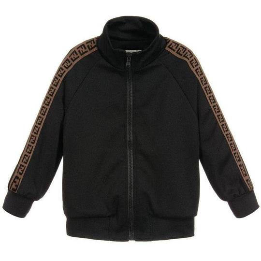 Unisex Black Zip-up Jacket