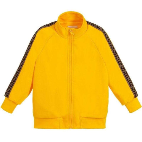 Fendi Unisex Yellow Zip Up Jacket