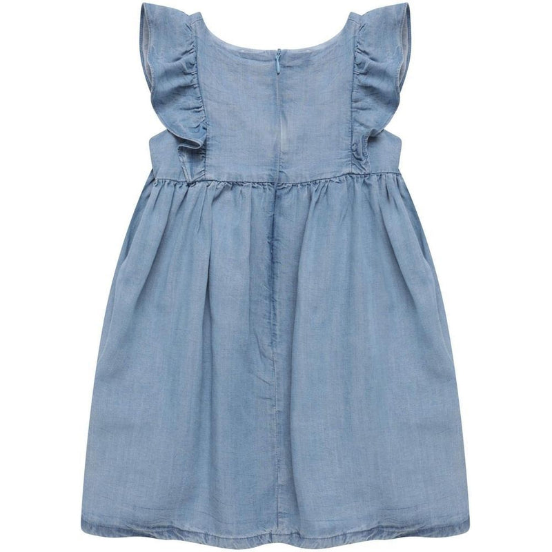 Fina Ejerique Denim Pleated Dress