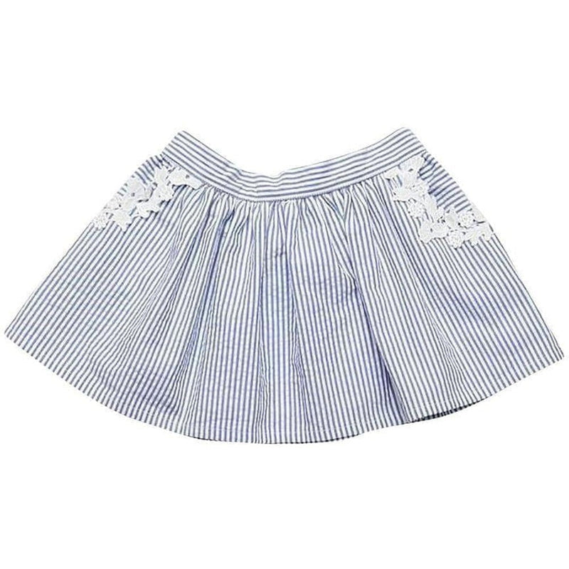 Fina Ejerique Girls Navy Stripe Skirt