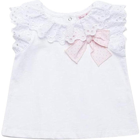 Fina Ejerique Girls White T-Shirt