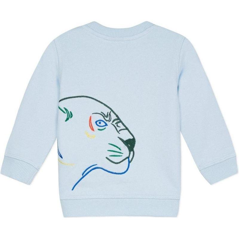 Kenzo Kids Boys Blue Crazy Jungle Tiger Sweatshirt