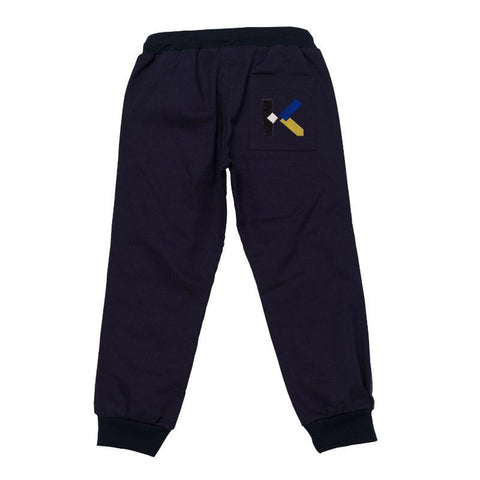 Kenzo Kids Boys Blue Logo Joggers