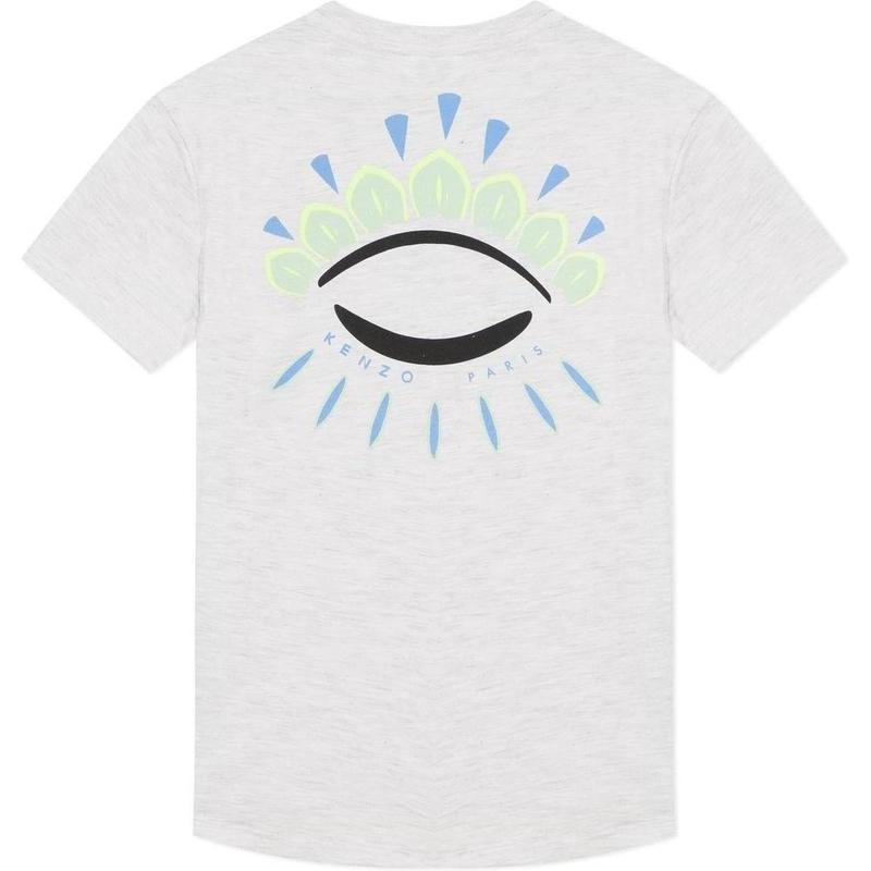 Kenzo Kids Boys Grey T-shirt With Iconic Eye