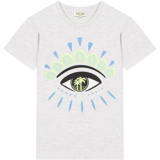 Boys Grey T-shirt With Iconic Eye