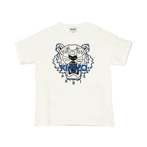 Kenzo Kids Boys White Kenzo Tiger T-Shirt