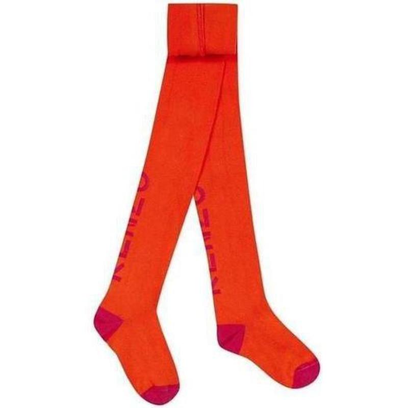 Kenzo Kids Girls Orange & Pink Sport Line Tights