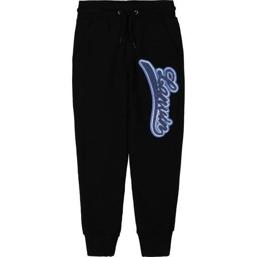 Lanvin Boys Black Logo Joggers