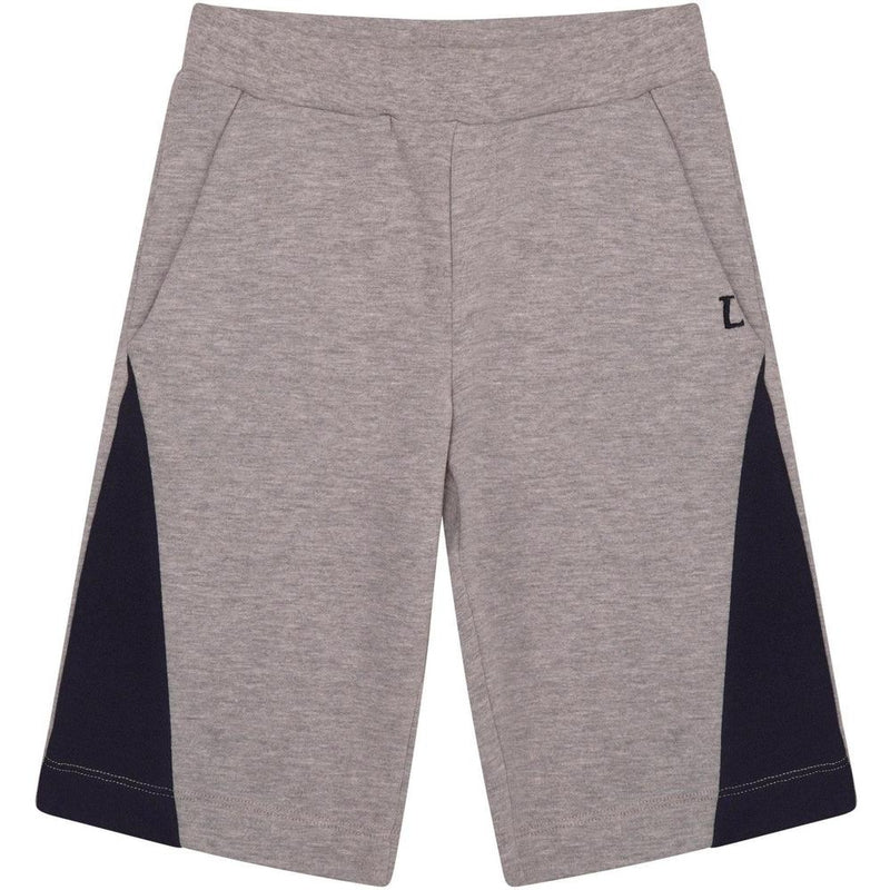 Lanvin Boys Grey & Blue Bermuda Shorts