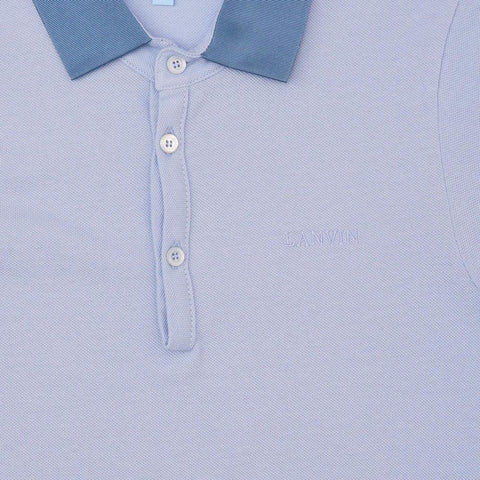 Lanvin Boys Pale Blue Polo Shirt