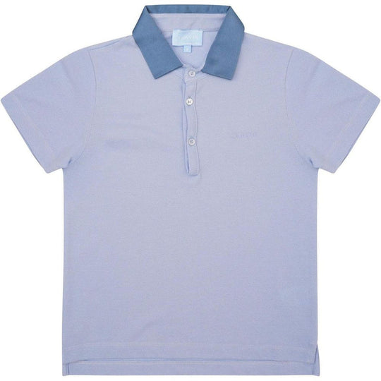 Boys Pale Blue Polo Shirt