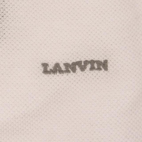 Lanvin Boys White/ Grey Polo Shirt