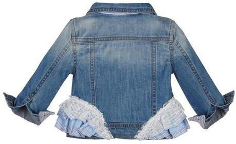 Lapin House Girls Frill Denim Jacket