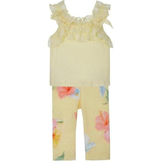 Girls Lemon Legging Set