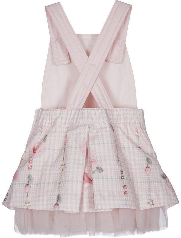 Lapin House Girls Pink Pinafore Dress