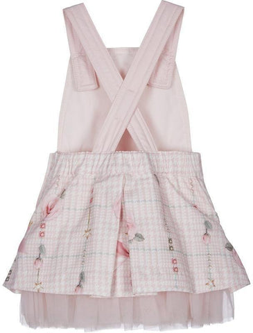 Lapin House Girls Pink Pinafore Dress