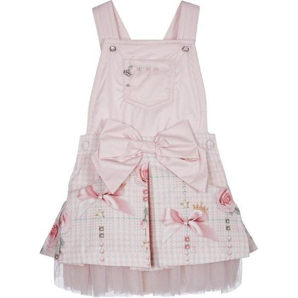 Girls Pink Pinafore Dress Liverpool