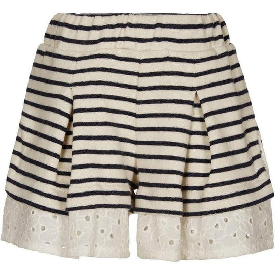 Girls Stripe Bow Shorts