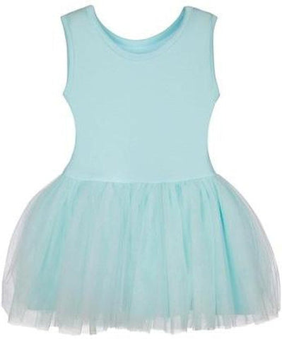 Lapin House Girls Turquoise Tuelle Dress & Blouse Set