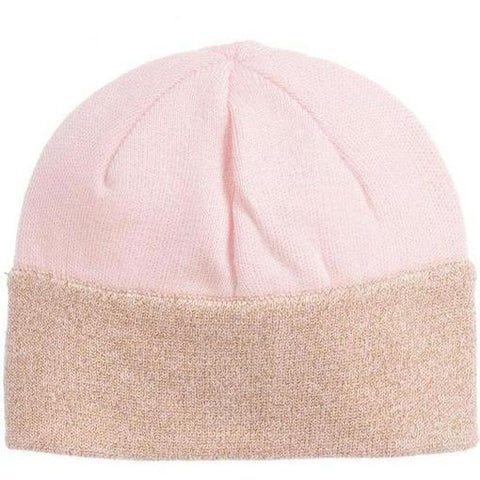 Lili Gaufrette Girls Pale Pink Hat