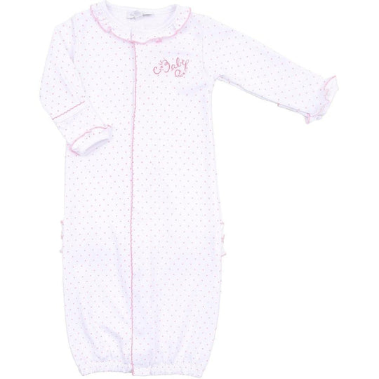 Baby Girls White Converter Gown