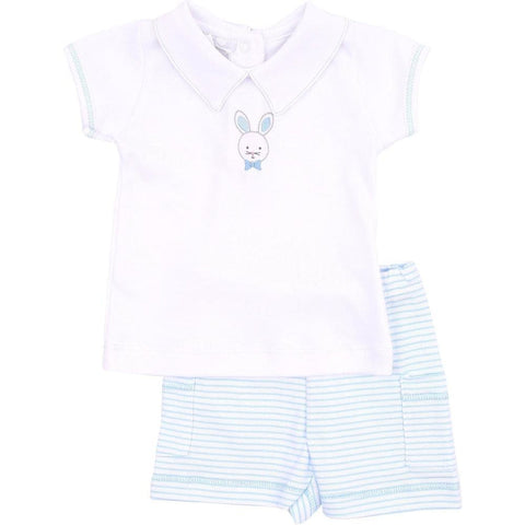 Magnolia Baby Boys Blue Short Set