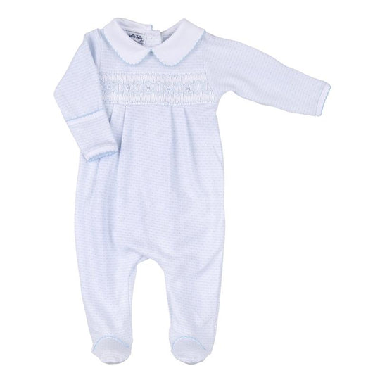 Boys Hazel And Hugo Blue Babygrow