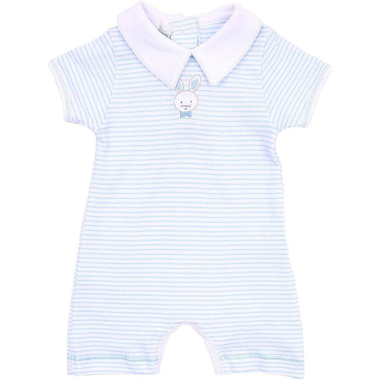 Boys Pale Blue Striped Shortie