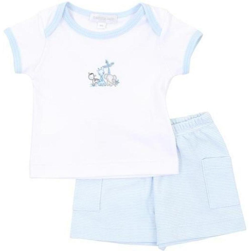 Magnolia Baby Boys Sweet Safari Short Set