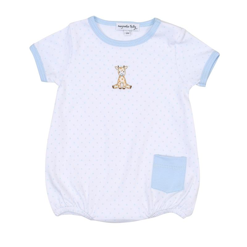 Magnolia Baby Darling Giraffes Romper