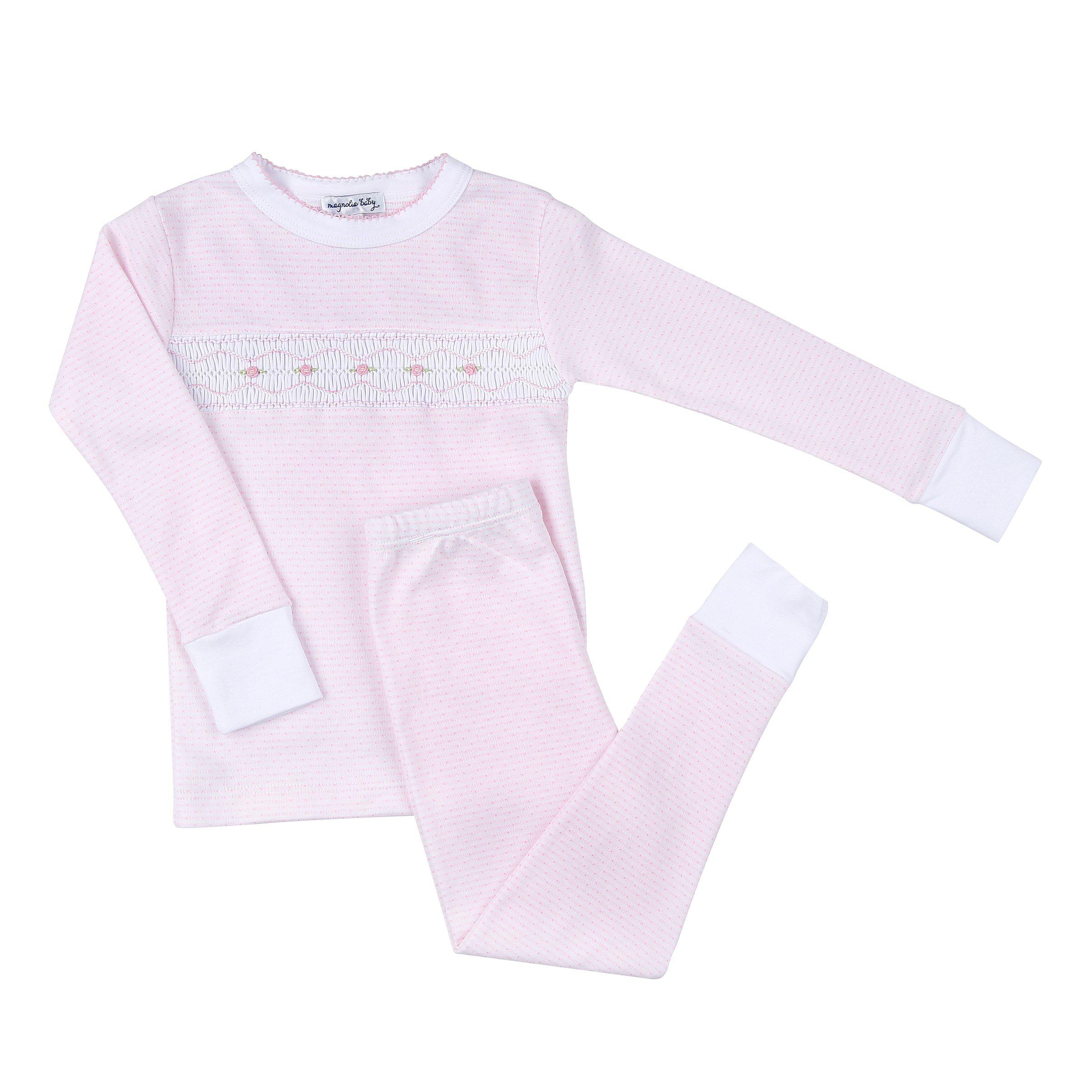 Magnolia Baby Girls Hazel And Hugo Pink Pyjama