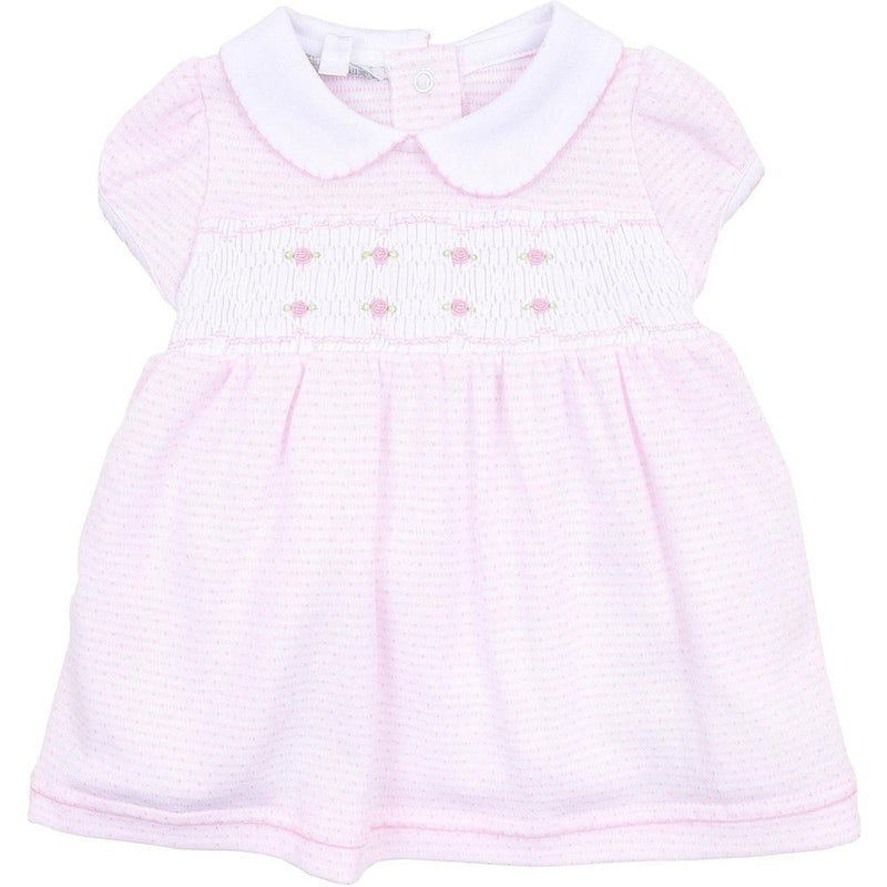 Magnolia Baby Girls Pale Pink Dress