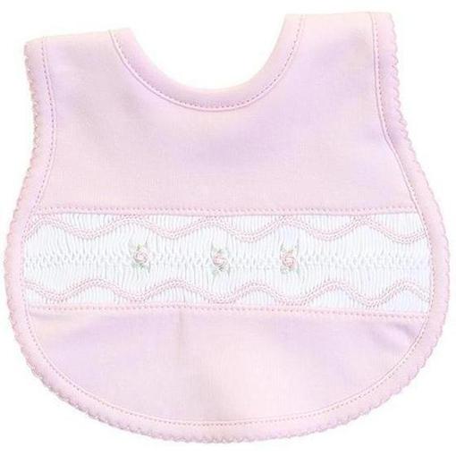 Girls Pink Cora and Cole's Bib