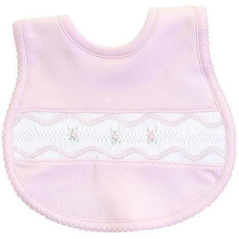 Magnolia Baby Girls Pink Cora and Cole's Bib